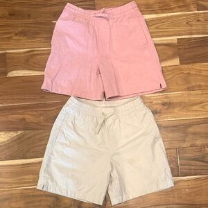 Abercrombie Kids Salmon and Beige hybrid Shorts